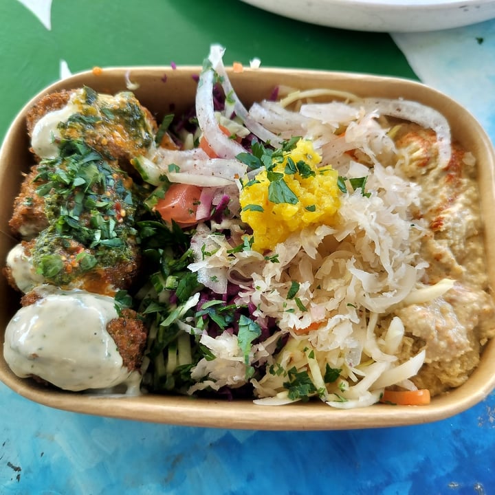 photo of Falafel Mama Half salad shared by @naomivegan on  19 Sep 2025 - review