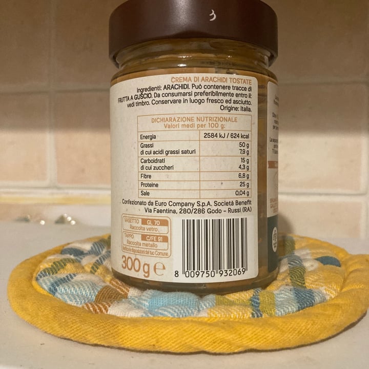 photo of Eurocompany 100% Crema di Arachidi shared by @ilariuccia on  12 Mar 2025 - review