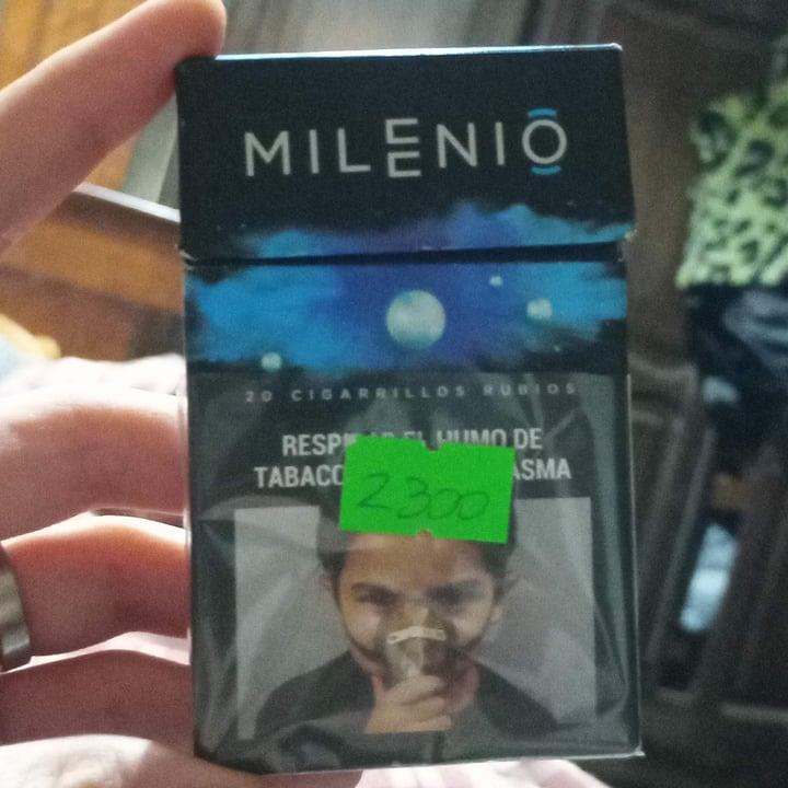 photo of Milenio Cigarrillos Mentolados Milenio shared by @woovegan on  13 Jul 2025 - review