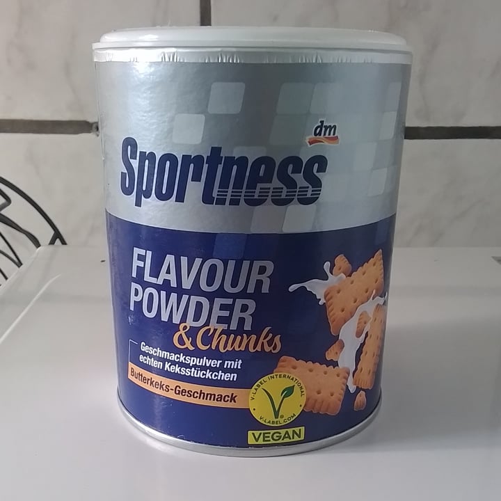 photo of Sportness by dm flavour powder & chunks butterkeks shared by @thegermantrashpanda on  09 Mar 2024 - review