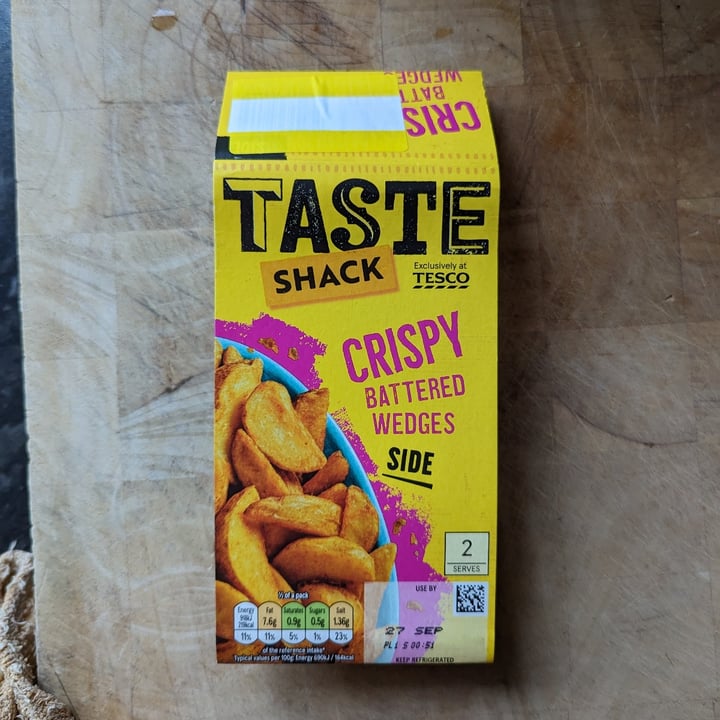 photo of Tesco Crispy Battered Wedges shared by @katchan on  28 Sep 2023 - review