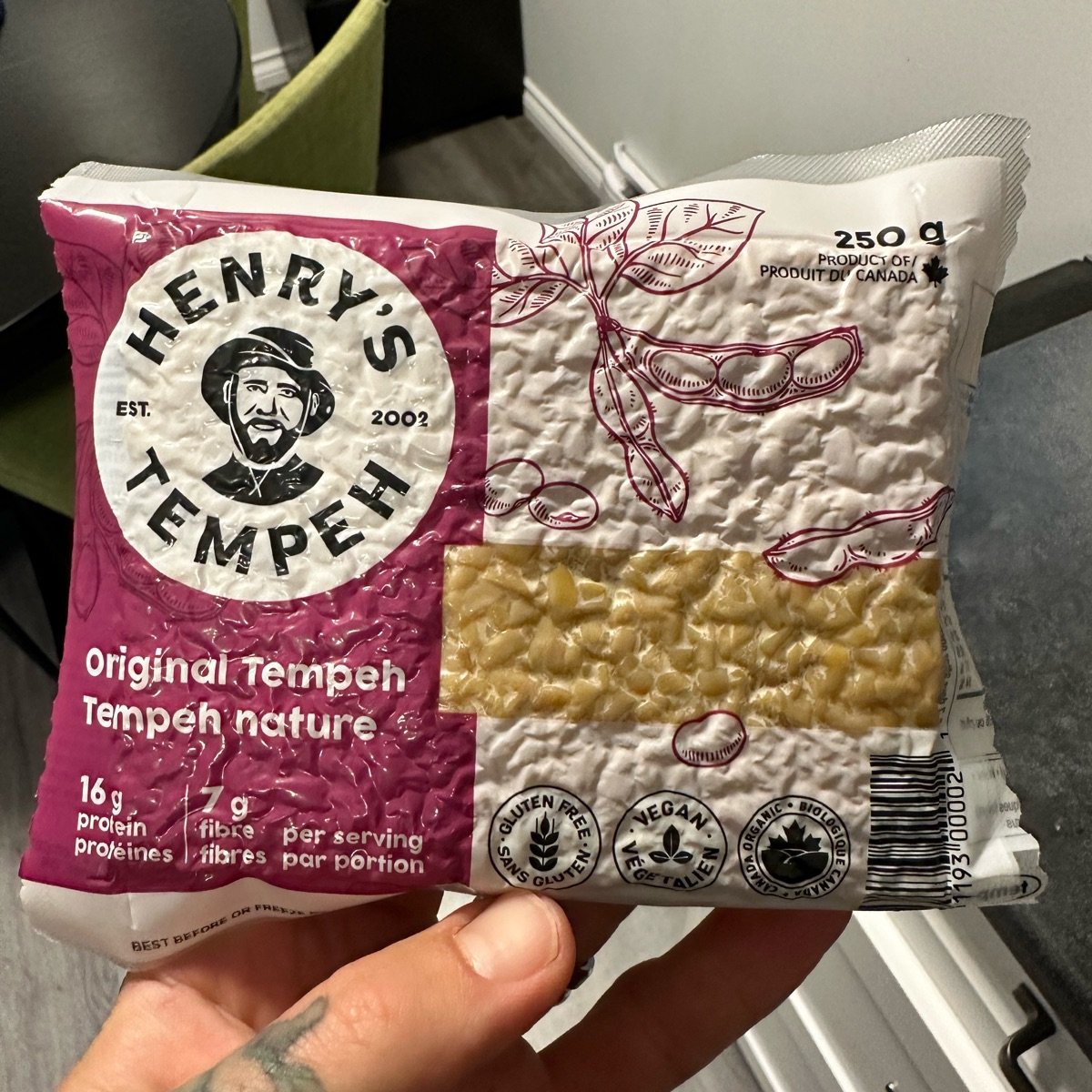 Original Tempeh from Henry's Tempeh - Vegan Product Reviews & Ratings ...