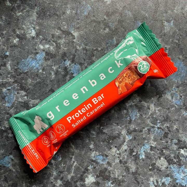 photo of Greenback Plant protein salted Caramel shared by @veggi-bella on  26 Apr 2024 - review