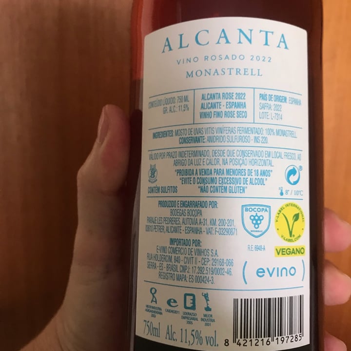 photo of alcanta Vinho Rosé shared by @lutrzzi on  13 Jan 2024 - review