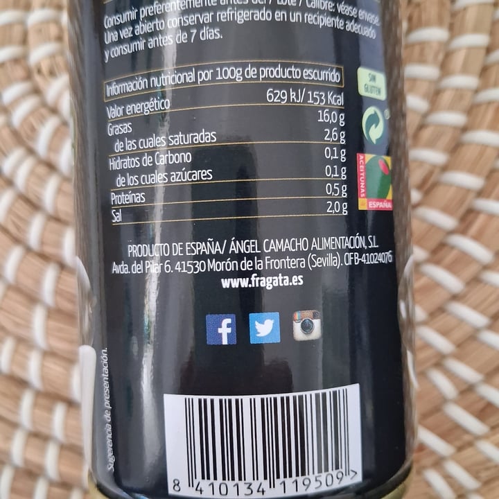 photo of Fragata Aceitunas Negras Con Hueso shared by @danielgl on  03 Oct 2025 - review