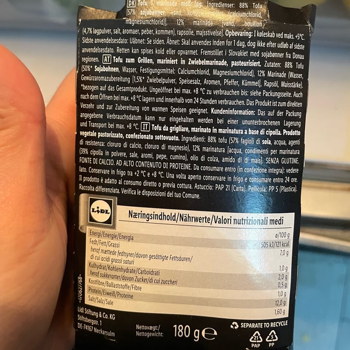 photo of Lidl tofu onion shared by @sonoaisha on  30 Apr 2025 - review