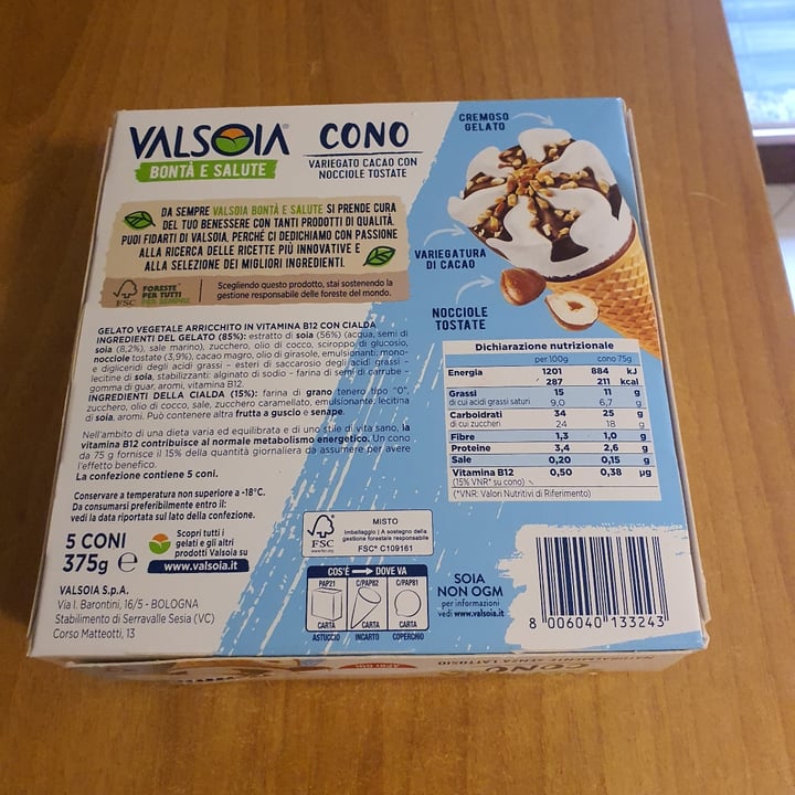 photo of Valsoia Cono Gelato shared by @chiaraar on  03 Jun 2024 - review