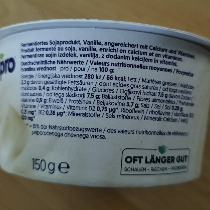 photo of Alpro alpro Vanille shared by @nyssa-katie on  10 Sep 2023 - review