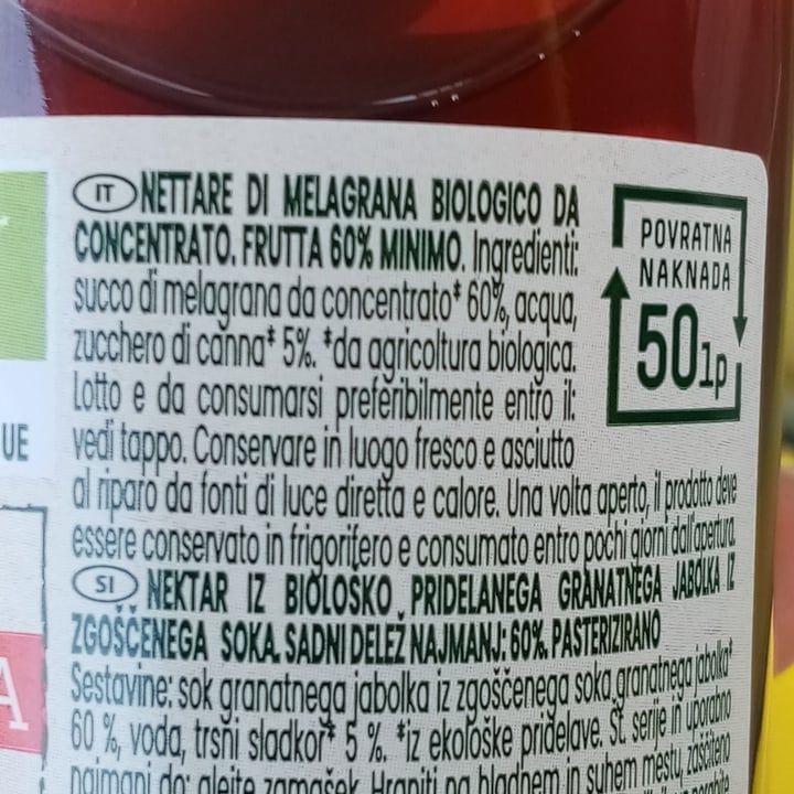 photo of AMO ESSERE BIO nettare di melagrana shared by @valeveg75 on  03 Oct 2025 - review
