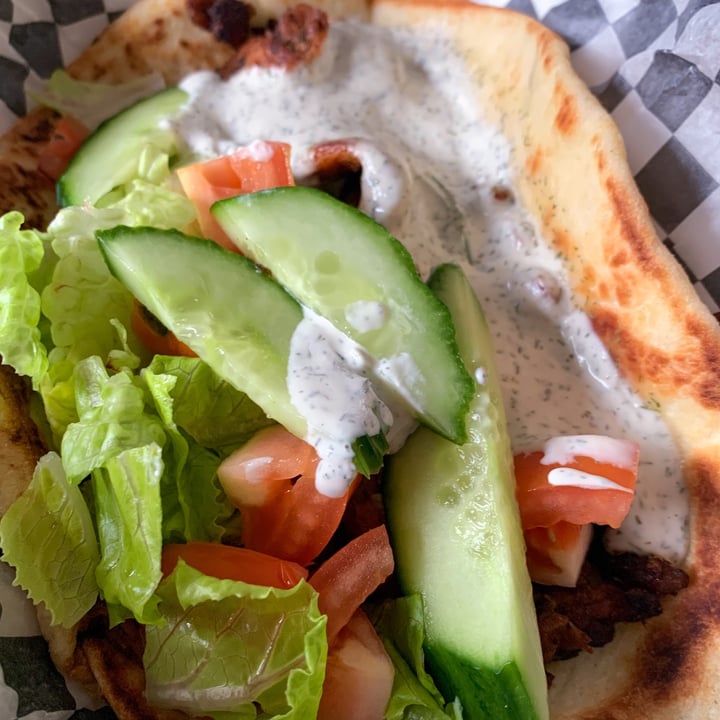 photo of Bunny's Nook Kitchen Vegan “Chicken” Souvlaki shared by @vegoutvictoria on  31 Dec 2023 - review