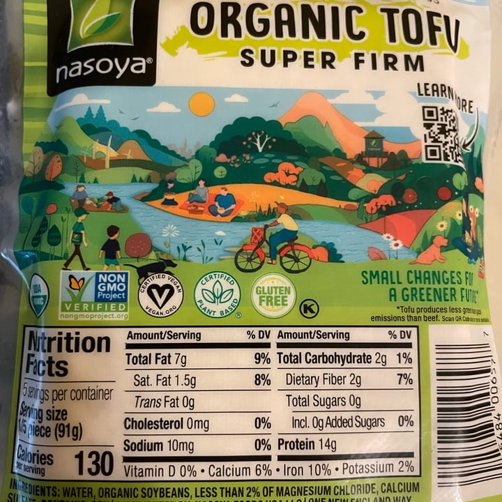 photo of Nasoya Organic tofu super firm shared by @rocksean1 on  19 Apr 2024 - review