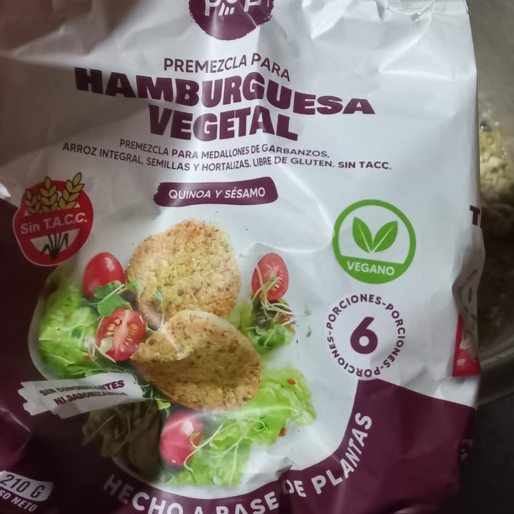 photo of Pop hamburguesa vegetal shared by @gisegigi on  15 Jul 2024 - review