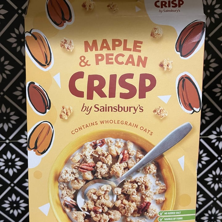 photo of Sainsbury's maple & pecan crisp shared by @marruiz on  24 Mar 2024 - review