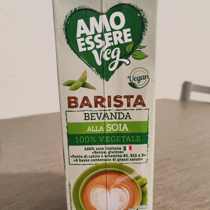 photo of Amo Essere Veg barista bevanda alla soia shared by @unazampaperlaspagna on  23 Nov 2024 - review