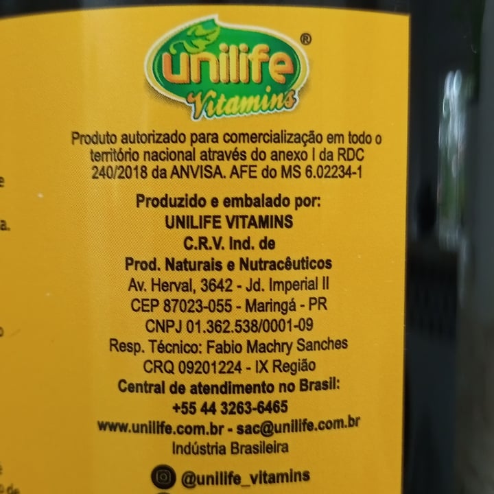 photo of Unilife Vitamins cloreto de magnésio shared by @marymagda on  16 Mar 2024 - review