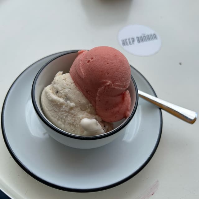Photo of the dish “Stracciatella and Strawberry”