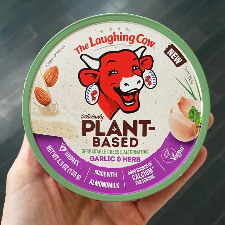 photo of The Laughing Cow garlic and herbs plant based spread shared by @beckyyy on  05 May 2024 - review