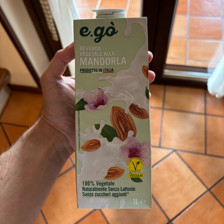 photo of e.gó Bevanda vegetale alla mandorla shared by @melkizedek on  28 May 2024 - review