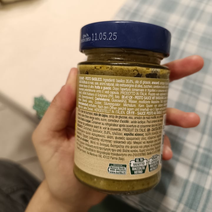 photo of Barilla Pesto Vegan shared by @laicasarde on  26 May 2024 - review