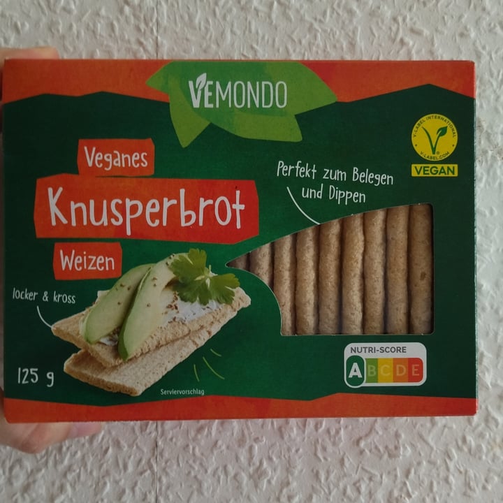 photo of Vemondo Veganes Knusperbrot Weizen shared by @martinadigabriele on  20 Aug 2025 - review