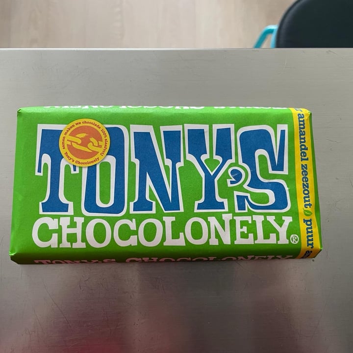 photo of Tony’s Chocolonely Dark Almond Sea Salt 51% shared by @helena12345 on  19 Apr 2024 - review