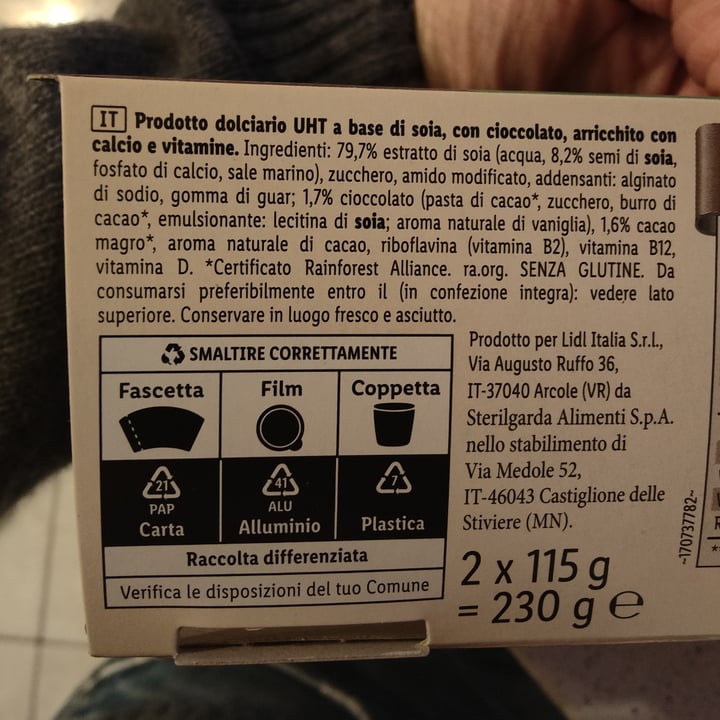 photo of Vemondo Budino di soia al cioccolato shared by @gilazza on  19 Jul 2025 - review