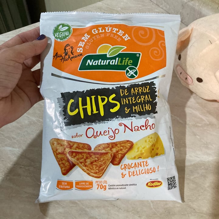photo of Kodilar Natural Life Chips De Arroz - Queijo Nacho shared by @allecrodrigues on  22 Apr 2025 - review