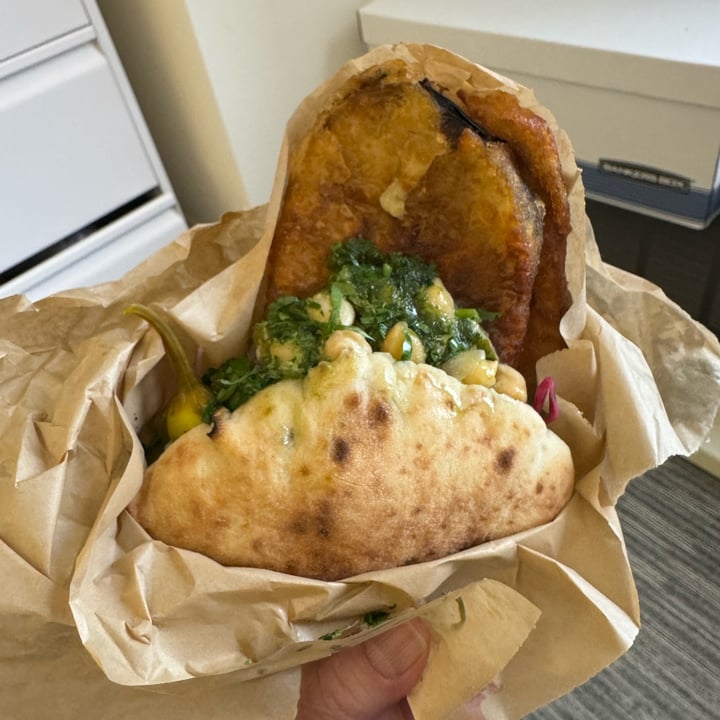 photo of Tamam Eggplant pita shared by @veganfoodcrazy on  06 Apr 2024 - review