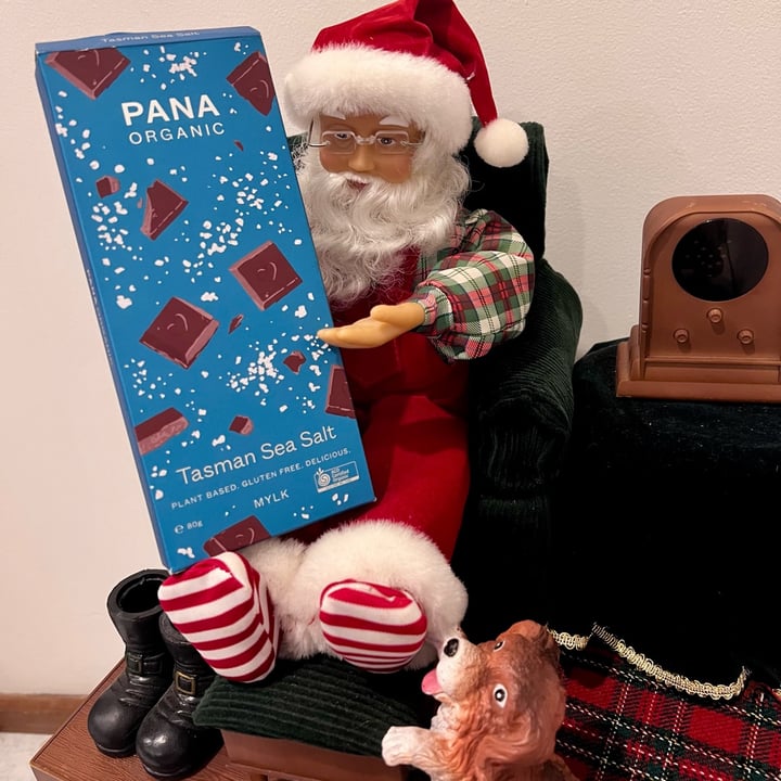 photo of Pana Organic Tasman Sea Salt Mylk Chocolate shared by @vegan-friendly on  13 Dec 2024 - review