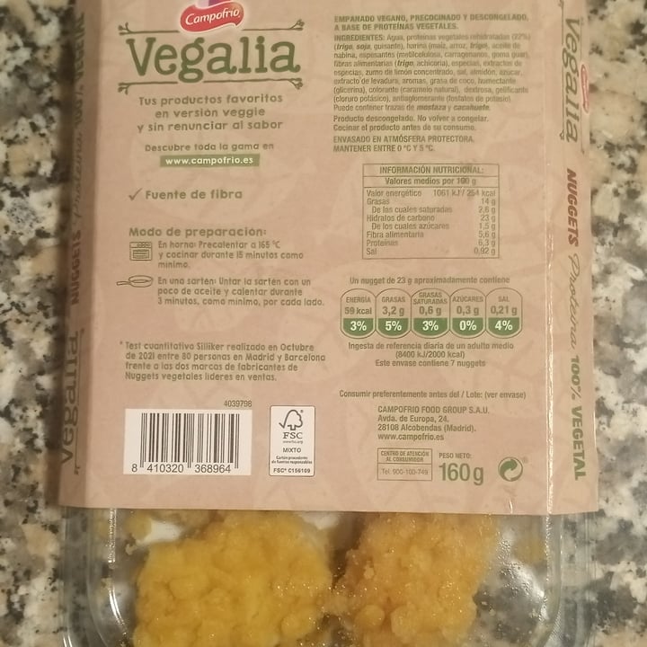 photo of Campofrío nuggets shared by @titoherbito on  20 Oct 2023 - review