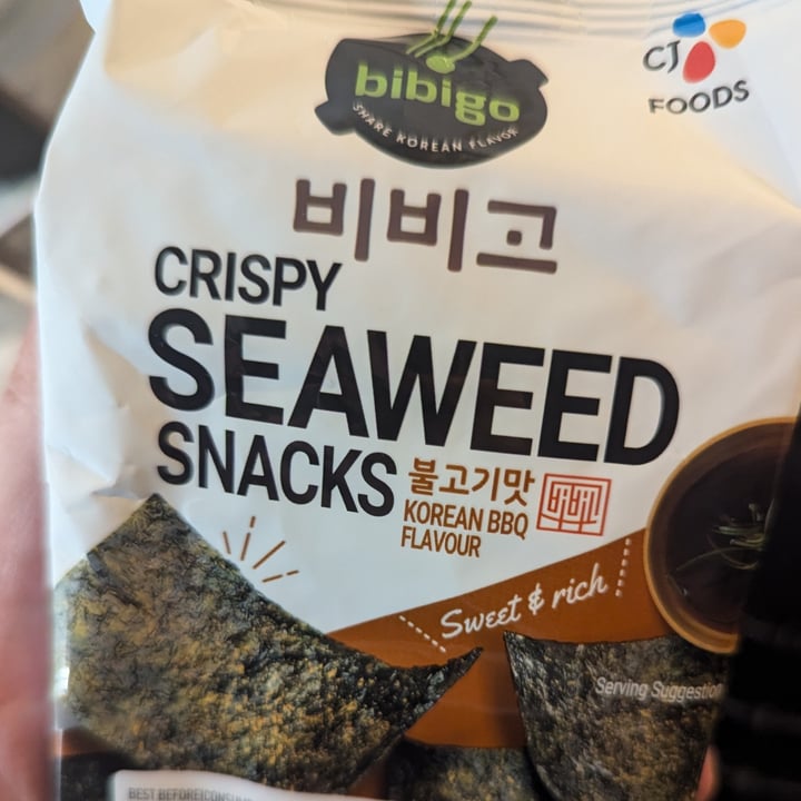 photo of CJFoods crispy seaweed snacks shared by @tomvsiddons on  06 Sep 2024 - review