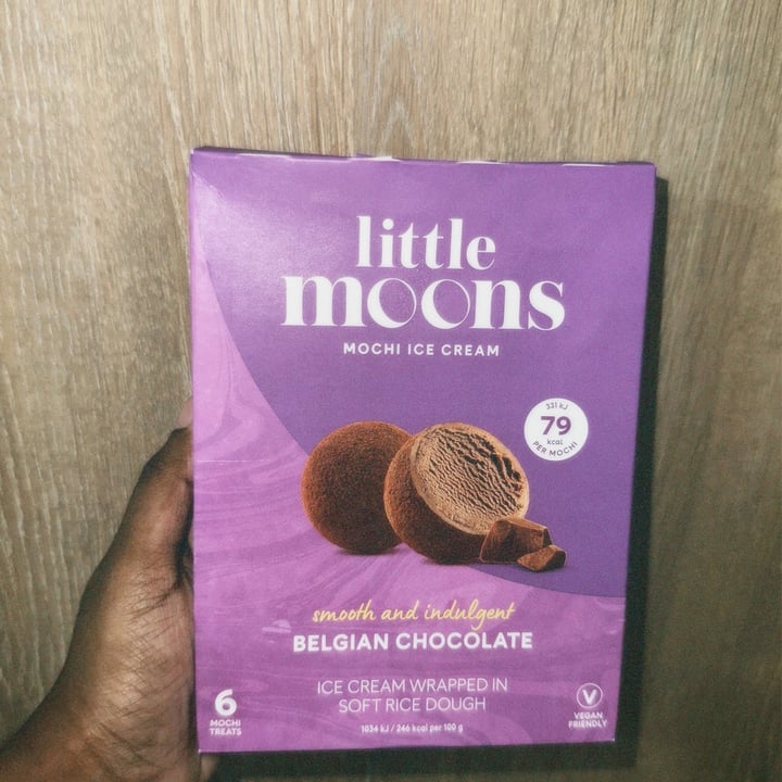 photo of Little Moons Belgian chocolate mochi ice cream shared by @allidoisvin on  21 May 2025 - review