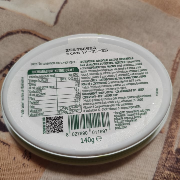 photo of Kioene Lo spalmabile vegetale shared by @maka89 on  18 May 2025 - review