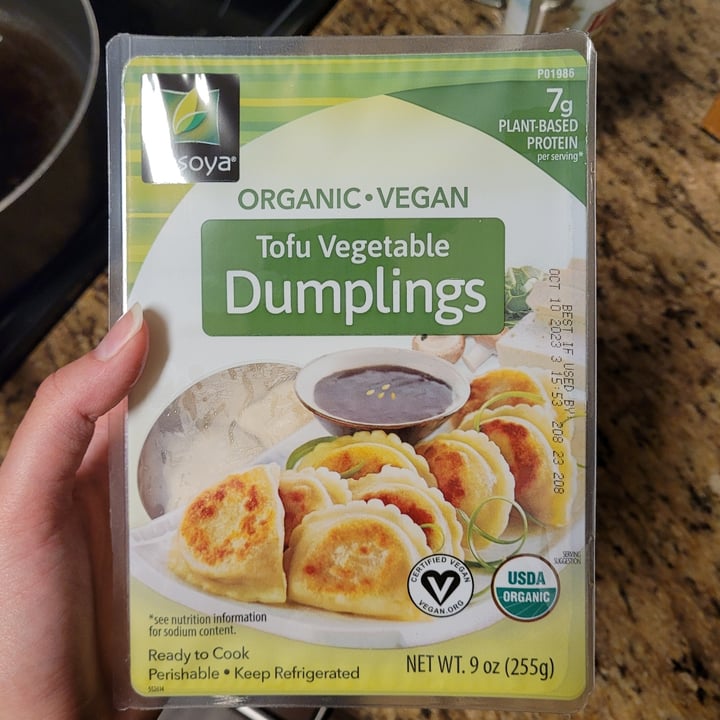 photo of Nasoya Organic Tofu Vegetable Dumplings shared by @yourfriendjen on  15 Aug 2025 - review