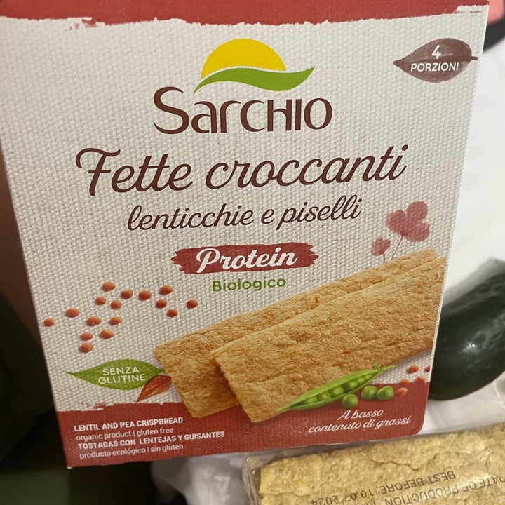 photo of Sarchio Fette croccanti lenticchie e piselli shared by @pacioccone on  27 Jan 2024 - review