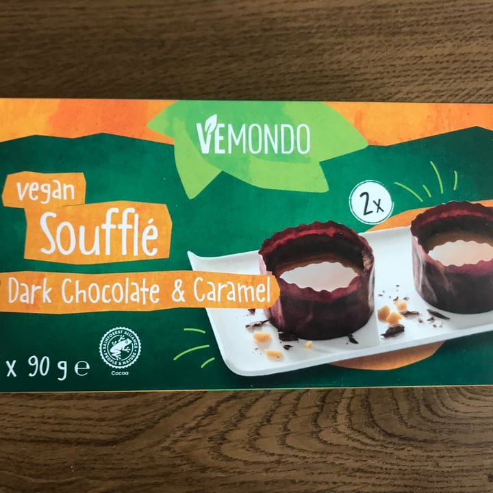 photo of Vemondo Vegan Soufflé Dark Chocolate & Caramel shared by @sabela on  28 Feb 2024 - review