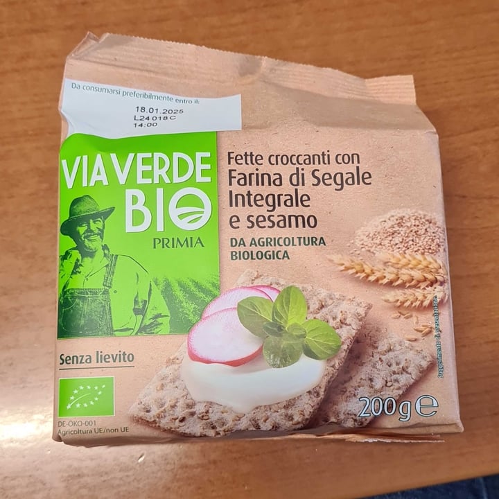 photo of Via Verde Bio Fette Croccanti Di Segale shared by @alesssssssia on  27 Mar 2024 - review