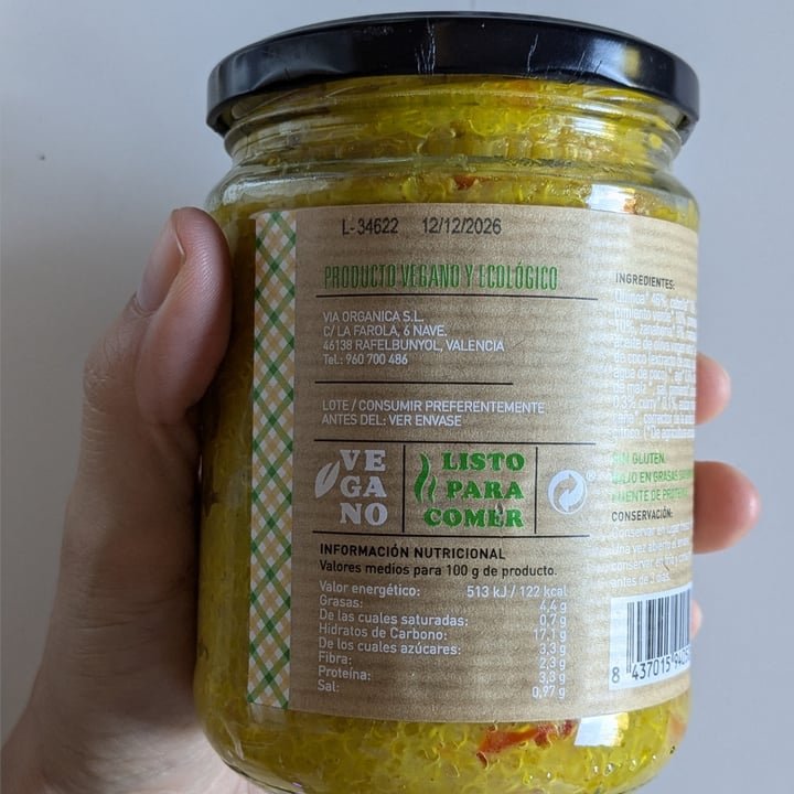 photo of Carlota Organic Quinoa con Verduras, Cúrcuma y Salsa Curry shared by @maganavarro on  03 Sep 2024 - review