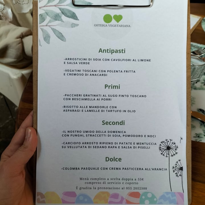 photo of L'OV Osteria Vegetariana Paccheri gratinati al sugo finto toscano con besciamella ai porri shared by @greendashy on  08 Jul 2024 - review