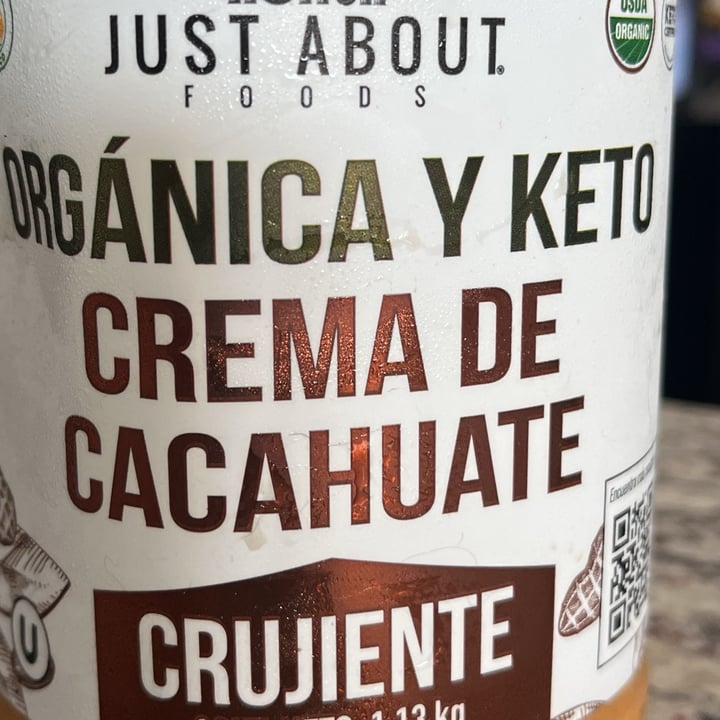 photo of Just About Foods Crema Cacahuate shared by @makintouch on  18 Oct 2024 - review