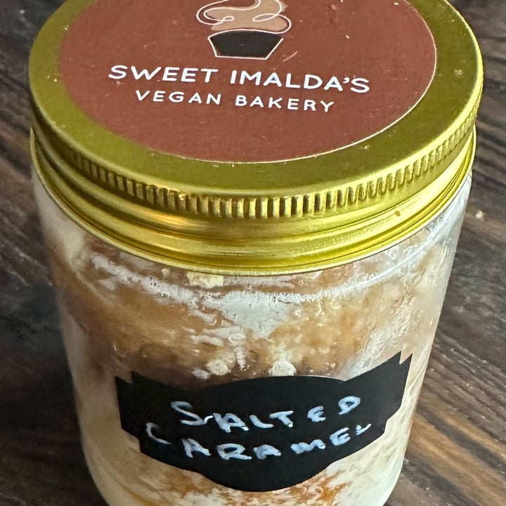 photo of Sweet IMALDA’S Salted Caramel Cake in a Jar shared by @vegan4thecritters on  25 Jun 2025 - review