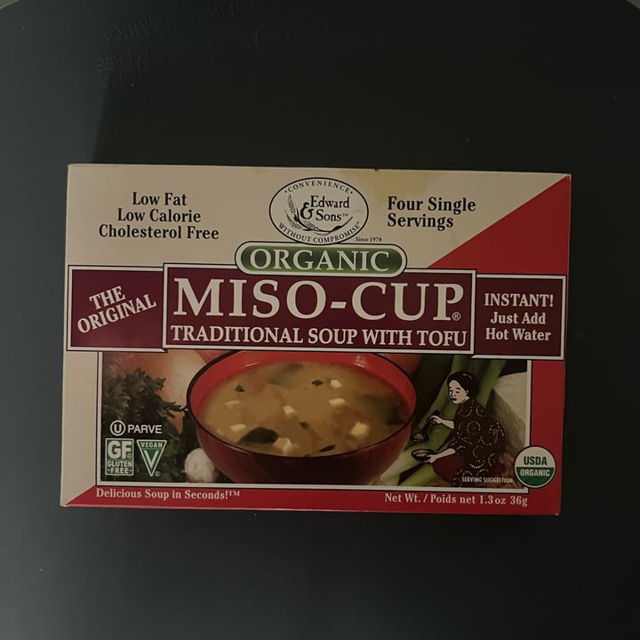 photo of Edward & Sons Organic Miso Soup shared by @sweetdoe37 on  05 Jan 2025 - review