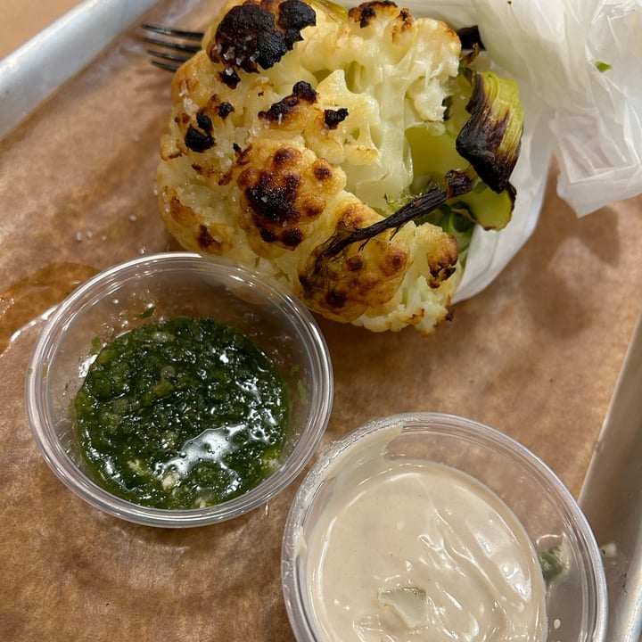 photo of Miznon at Chelsea Market THE ORIGINAL WHOLE ROASTED BABY CAULIFLOWER shared by @calista on  23 Nov 2023 - review