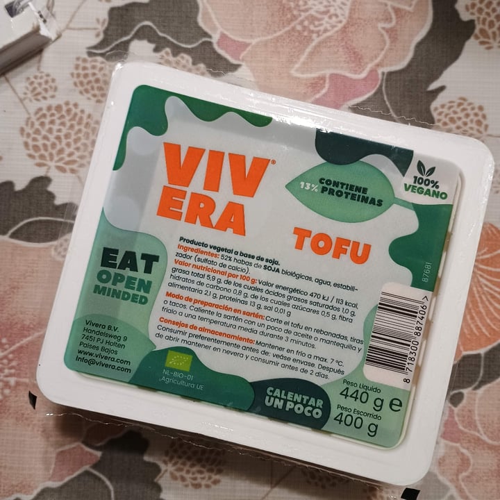 photo of Vivera bio tofu shared by @pollimiotti on  18 Apr 2024 - review
