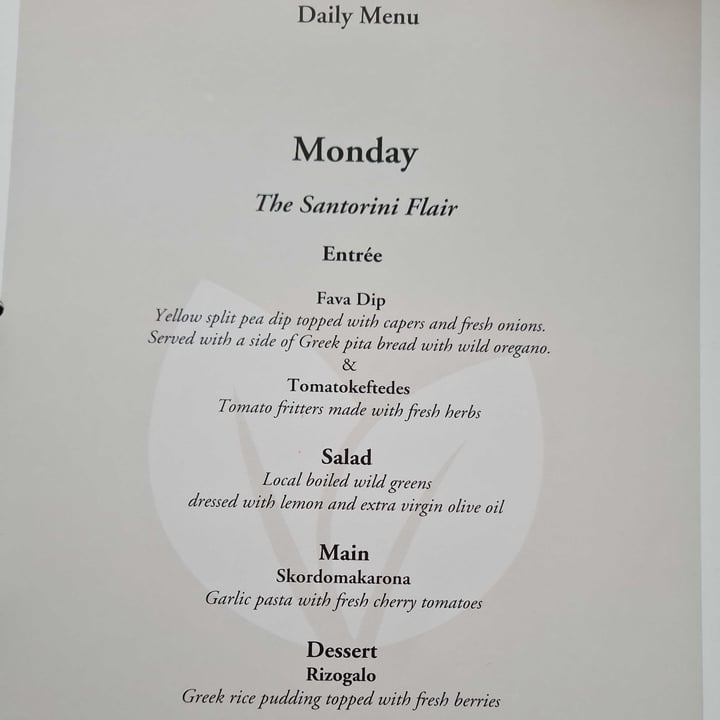 photo of Mod Santorini 3 Course Lunch shared by @marialilje on  29 Aug 2023 - review