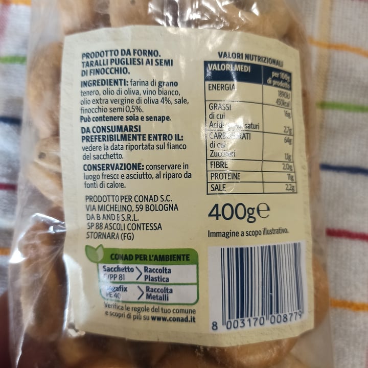 photo of Conad sapori e dintorni taralli pugliesi ai semi di finocchio shared by @fedegoesgreen on  14 Oct 2024 - review