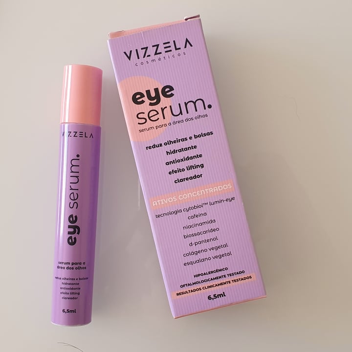 photo of Vizzela Cosméticos Eye serum shared by @andressaasa on  23 Feb 2024 - review
