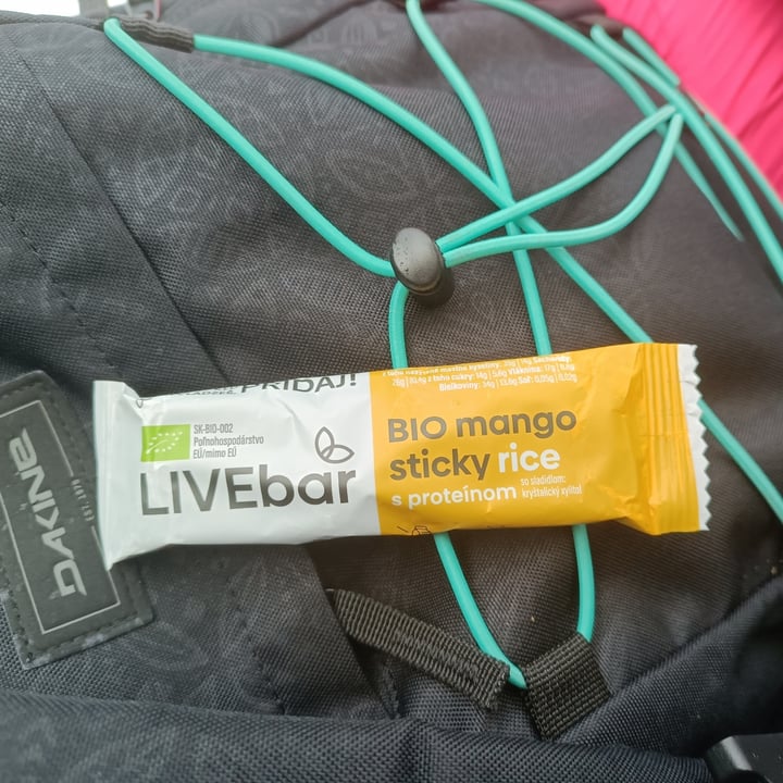 photo of LiveBar Bio Mango Sticky Rice shared by @flowvegan on  23 Feb 2024 - review
