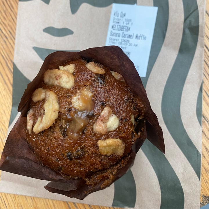 photo of Starbucks Coffee banana caramel muffin shared by @elisabetta76 on  19 Aug 2023 - review