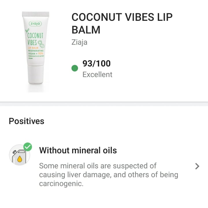 photo of Ziaja Coconut vibes lip balm shared by @gitaneta on  03 Nov 2024 - review